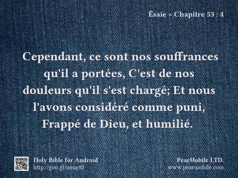 Ésaïe, Chapitre 53:4